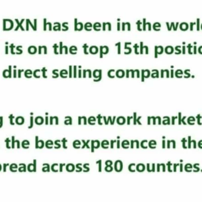 DXN Certifikations with Marketing Plan 