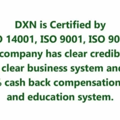 DXN Certifikations with Marketing Plan 